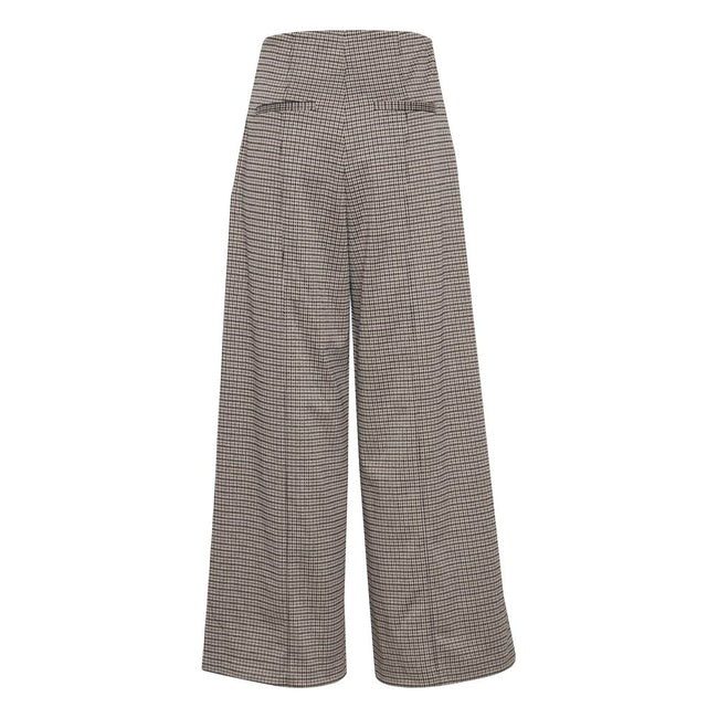 ICHI Beige Polyester Pant ICHI