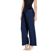 ICHI Blue Cotton Pant ICHI