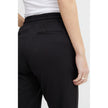 ICHI Black Polyester Pant ICHI