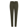 ICHI Green Polyester Pant ICHI