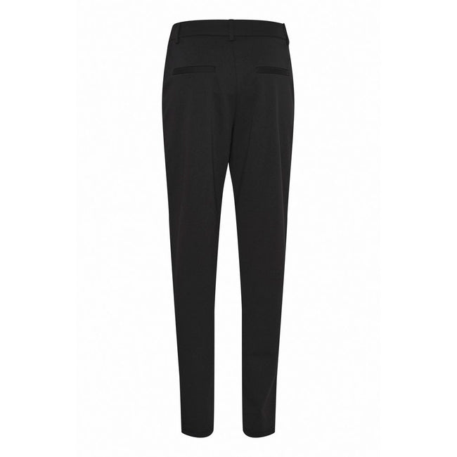 ICHI Black Recycled Polyester Pant ICHI