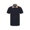 Burberry Blue Cotton Polo Shirt Burberry