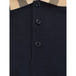 Burberry Blue Cotton Polo Shirt Burberry