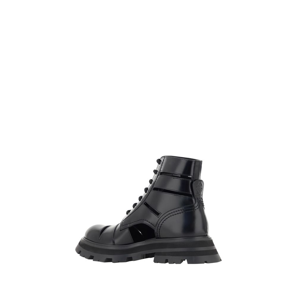 Alexander McQueen Wander Combat Boots Alexander McQueen