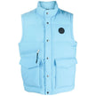Woolrich Blue Polyester Men Vest Woolrich