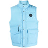 Woolrich Blue Polyester Men Vest Woolrich