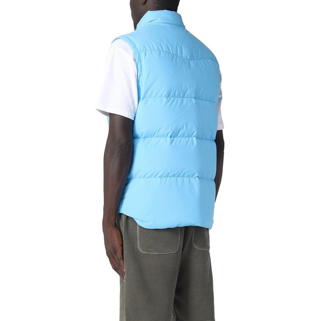 Woolrich Blue Polyester Men Vest Woolrich