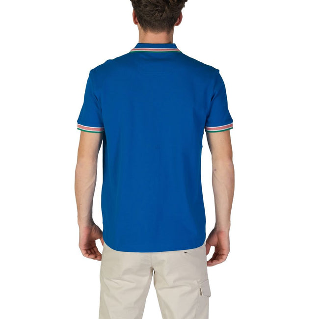 Hugo Boss Blue Cotton Polo Shirt Hugo Boss