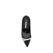 Manolo Blahnik Black Asapump Satin Pumps Manolo Blahnik