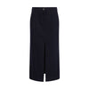 Giorgio Armani Blue Cotton Skirt Giorgio Armani
