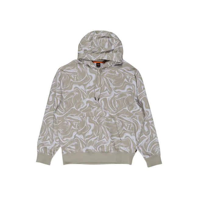 Hugo Boss Beige Cotton Hoody Hugo Boss