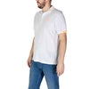 Refrigiwear White Cotton Polo Shirt Refrigiwear