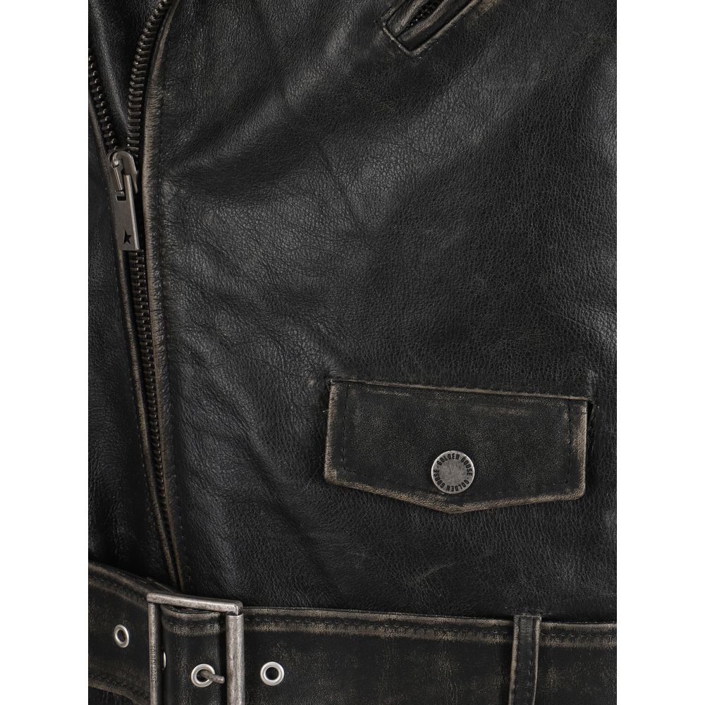Golden Biker Jacket Golden Goose