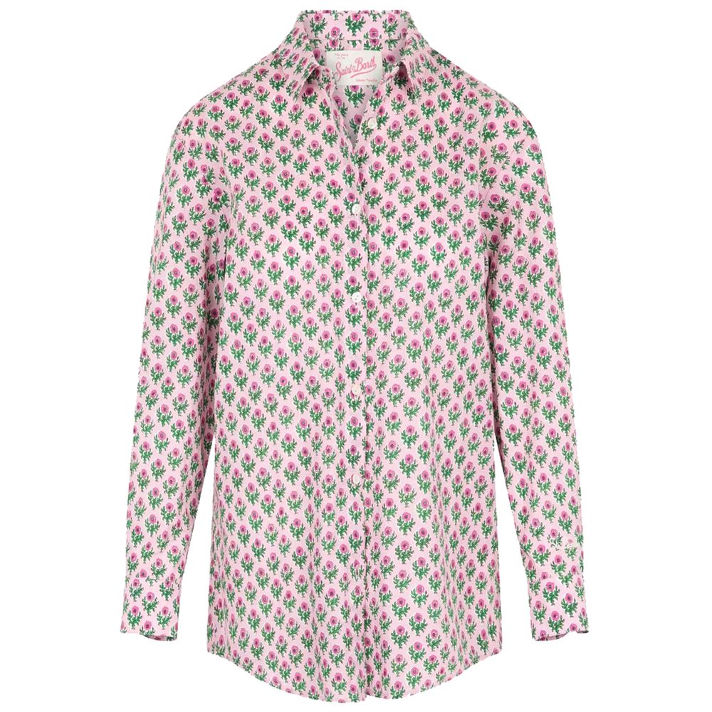 MC2 Saint Barth Pink Cotton Shirt MC2 Saint Barth