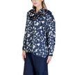 ICHI Blue Polyester Shirt ICHI