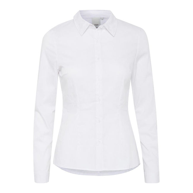 ICHI White Cotton Shirt ICHI