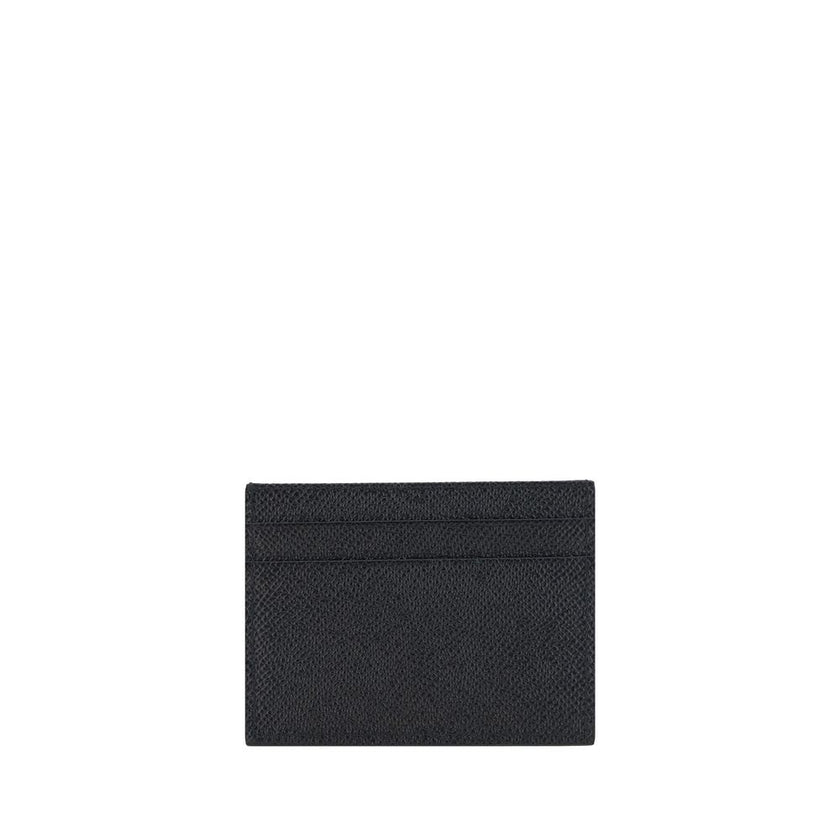 Dolce & Gabbana Black Calf Leather Bos Taurus Wallet Dolce & Gabbana