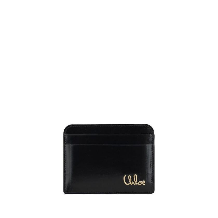 Chloé Black Calf Leather Bos Taurus Wallet Chloé