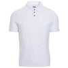Alpha Studio White Cotton Polo Shirt Alpha Studio