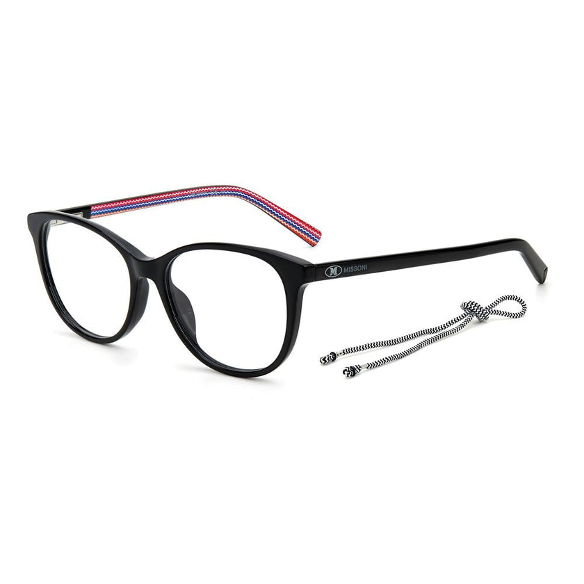 M Missoni Black Acetate Glasses (Frames) M Missoni