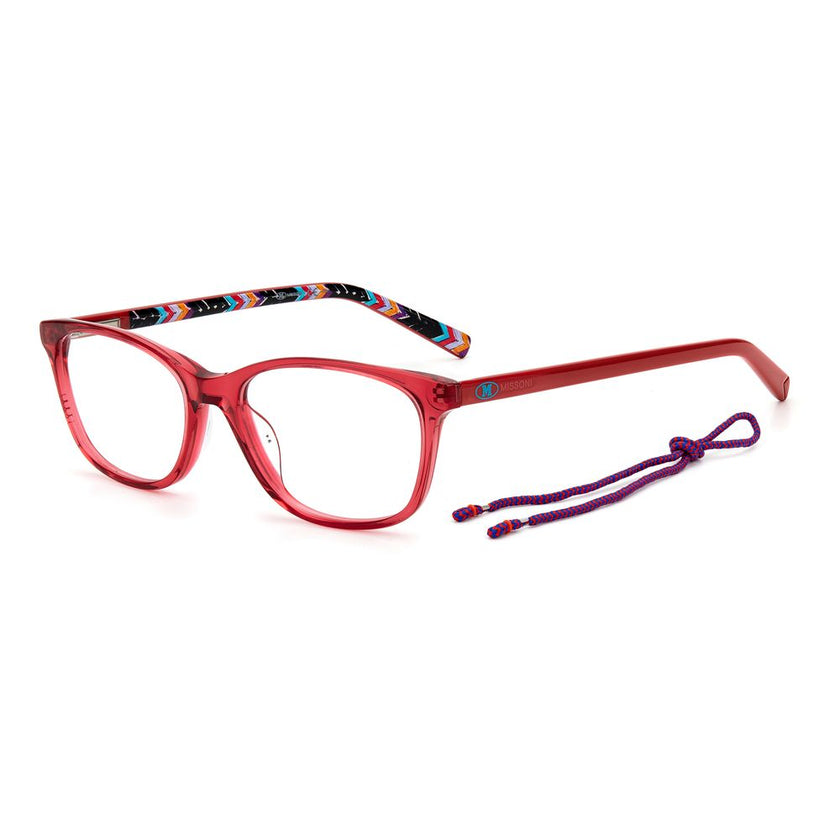 M Missoni Red Acetate Glasses (Frames) M Missoni
