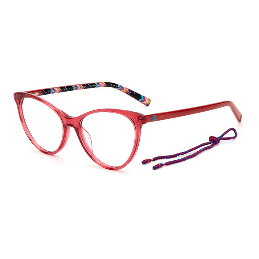 M Missoni Red Acetate Glasses (Frames) M Missoni