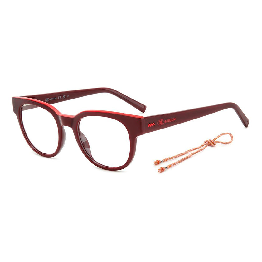 M Missoni Red Resin Glasses (Frames) M Missoni