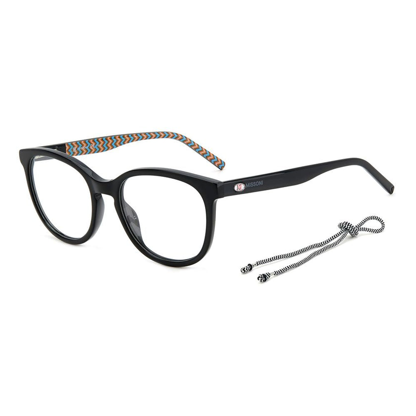 M Missoni Black Acetate Glasses (Frames) M Missoni