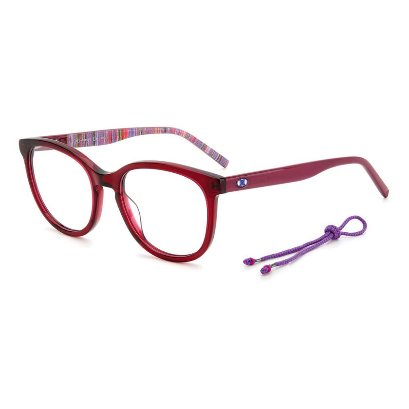 M Missoni Red Acetate Glasses (Frames) M Missoni