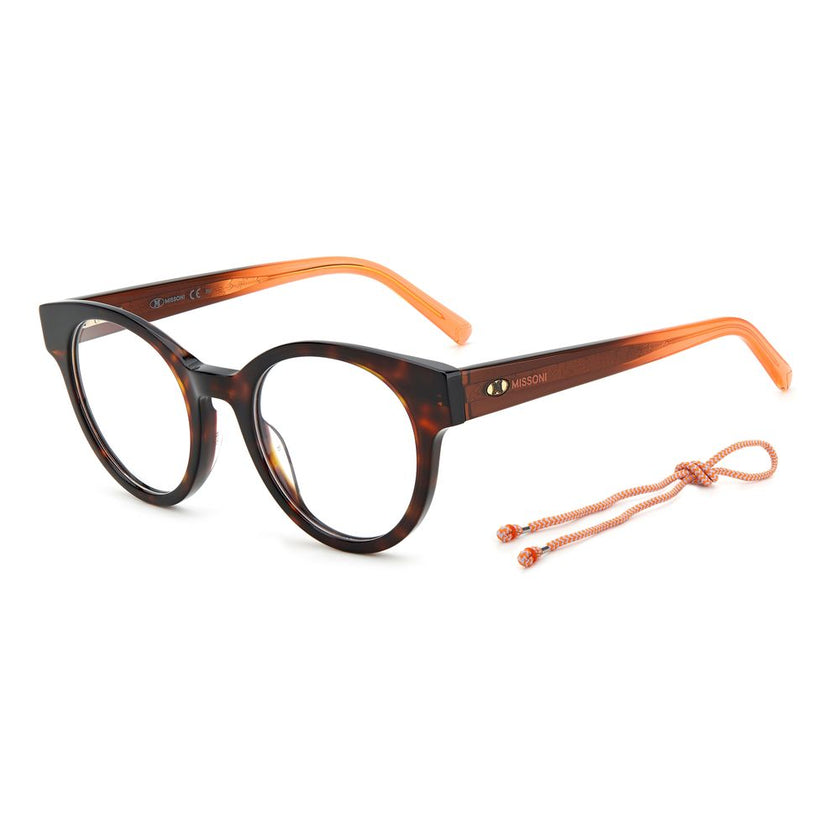 M Missoni Brown Acetate Glasses (Frames) M Missoni