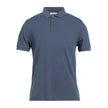Alpha Studio Blue Cotton Polo Shirt Alpha Studio