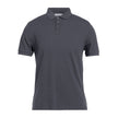 Alpha Studio Gray Cotton Polo Shirt Alpha Studio