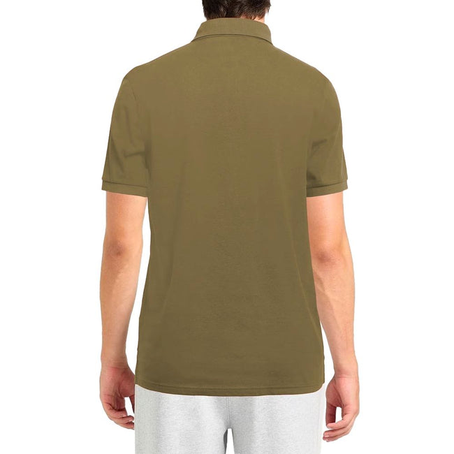 Alpha Studio Green Cotton Polo Shirt Alpha Studio
