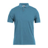 Alpha Studio Light Blue Cotton Men Polo Shirt Alpha Studio