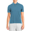 Alpha Studio Light Blue Cotton Men Polo Shirt Alpha Studio