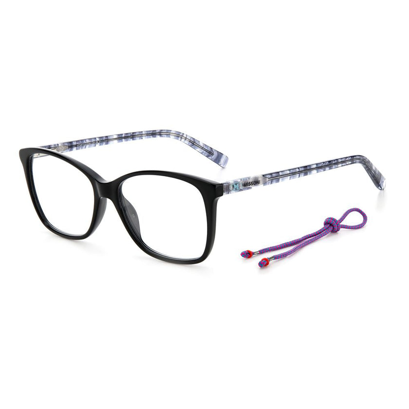 M Missoni Black Acetate Glasses (Frames) M Missoni