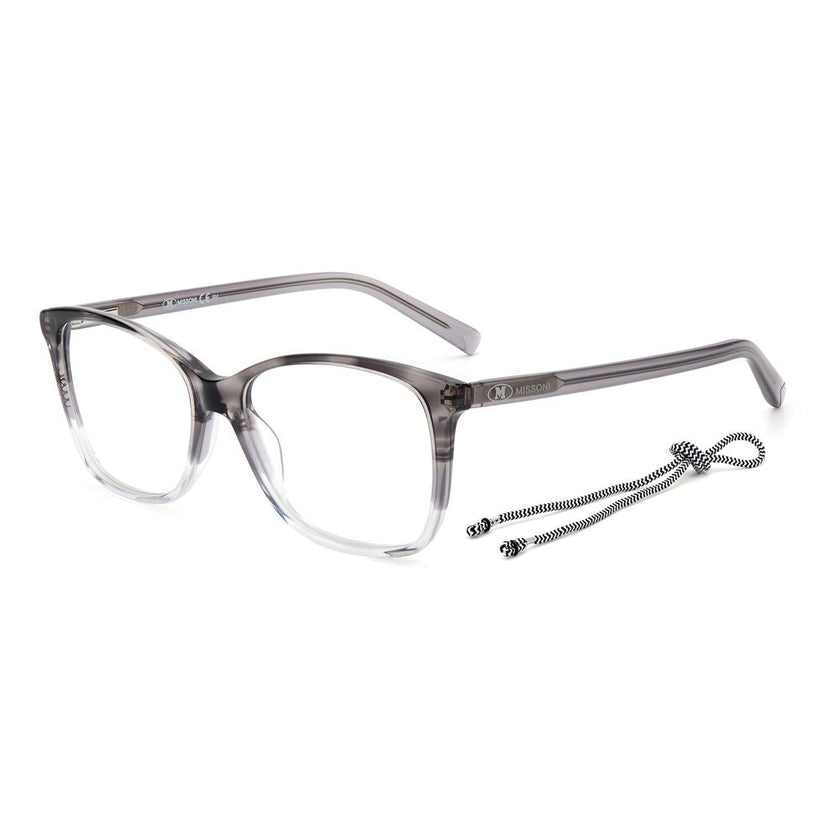 M Missoni Gray Acetate Glasses (Frames) M Missoni