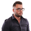 Yohji Yamamoto Gray Men Glasses Frame Yohji Yamamoto