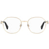 Moschino Rose Gold Metal Frames Moschino