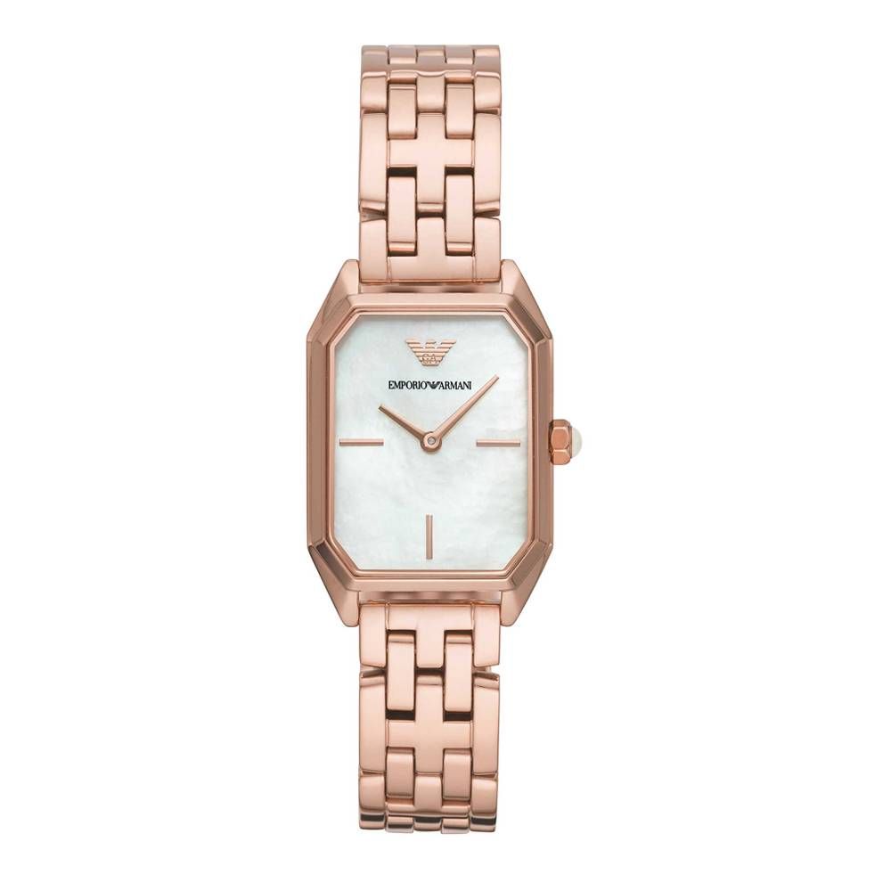 Armani Rose Gold Stainless Steel Watch Armani