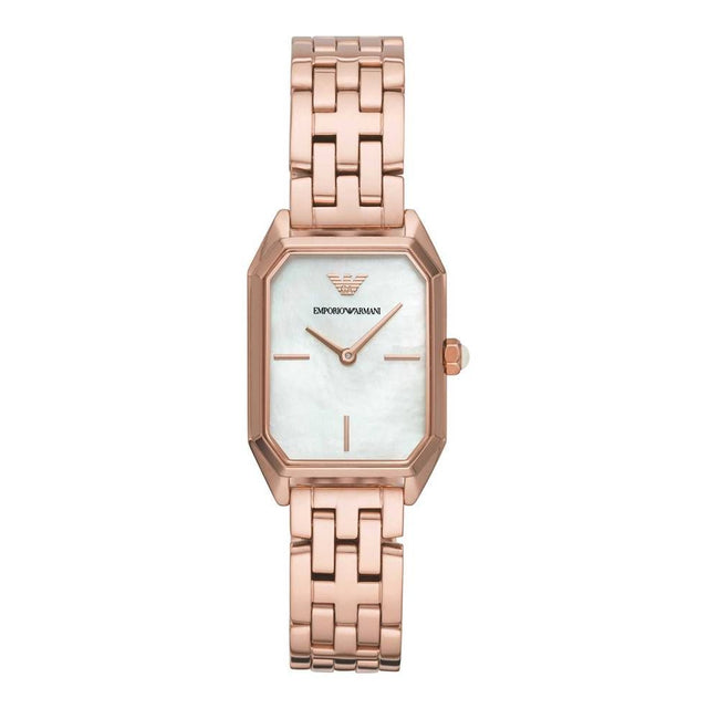 Armani Rose Gold Stainless Steel Watch Armani