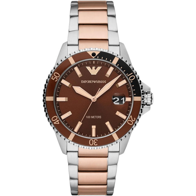 Armani Multicolor Stainless Steel Watch Armani
