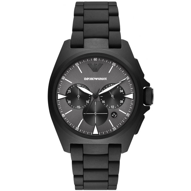 Armani Black Stainless Steel Watch Armani