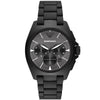 Armani Black Stainless Steel Watch Armani