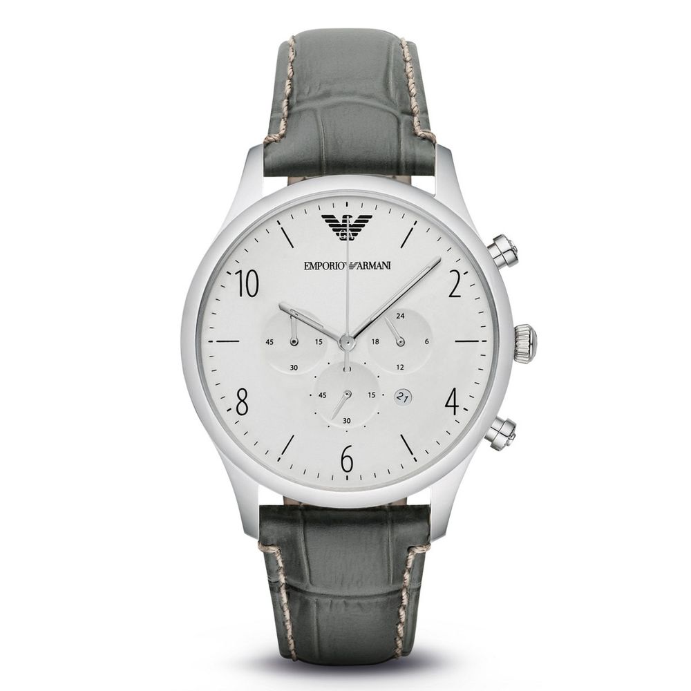 Armani Green Leather Watch Armani