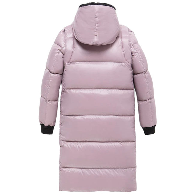 Refrigiwear Pink Nylon Jackets & Coat Refrigiwear