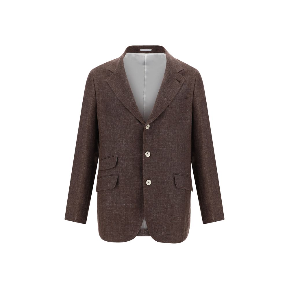 Brunello Cucinelli Linen Blazer Jacket Brunello Cucinelli
