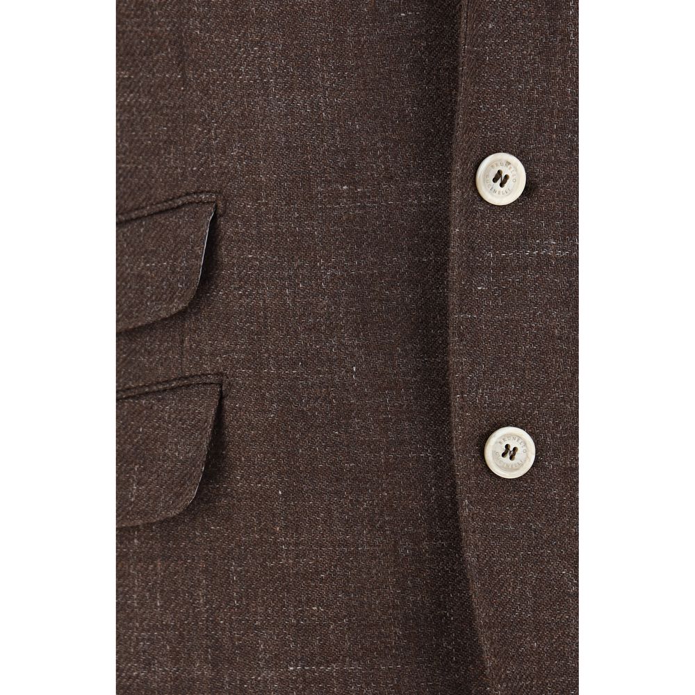 Brunello Cucinelli Linen Blazer Jacket Brunello Cucinelli