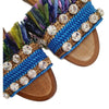 Dolce & Gabbana Multicolor Lambskin Women Sandal Dolce & Gabbana