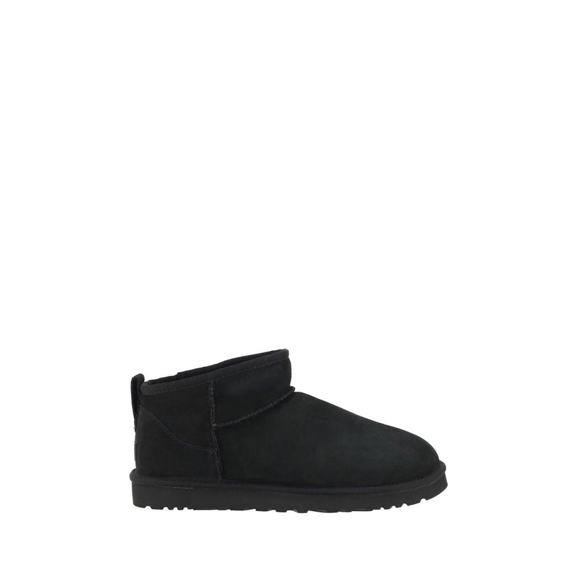 UGG Black Goatskin Ankle Boots UGG